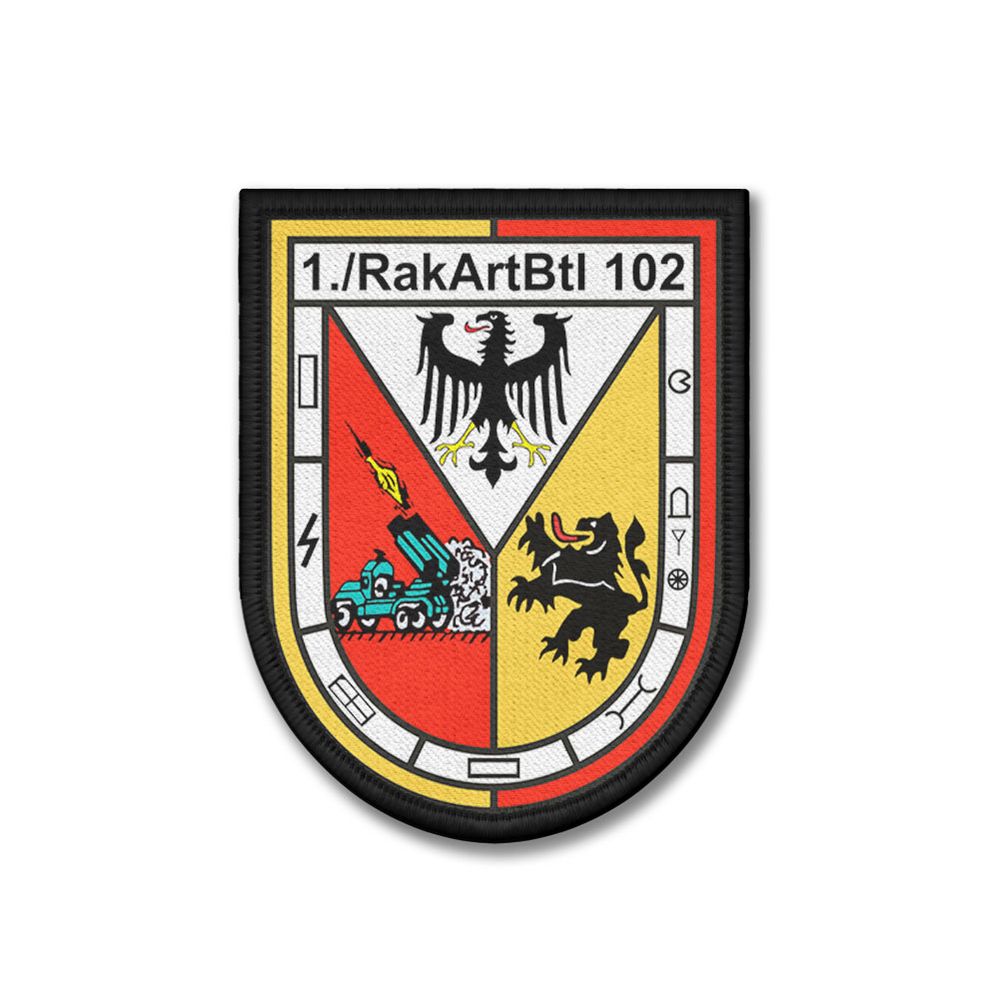 Patch 9x7cm RakArtBtl 102 Pfullendorf Raketenartillerie Bundeswehr #47967