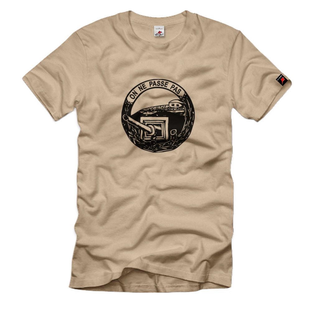Maginot Linie Abzeichen On Ne Passe Pas Frankreich France T Shirt #2696