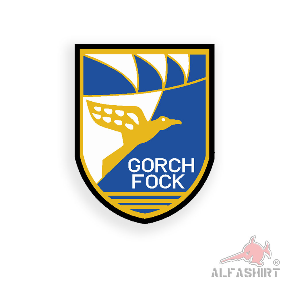 Sticker Gorch Fock sail training ship Kiel Germany 5x7cm A2522