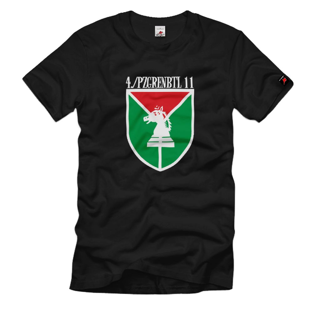 4 Bundeswehr Panzergrenadierbataillon 11 PzGrenBtl11 Militär T Shirt #3032