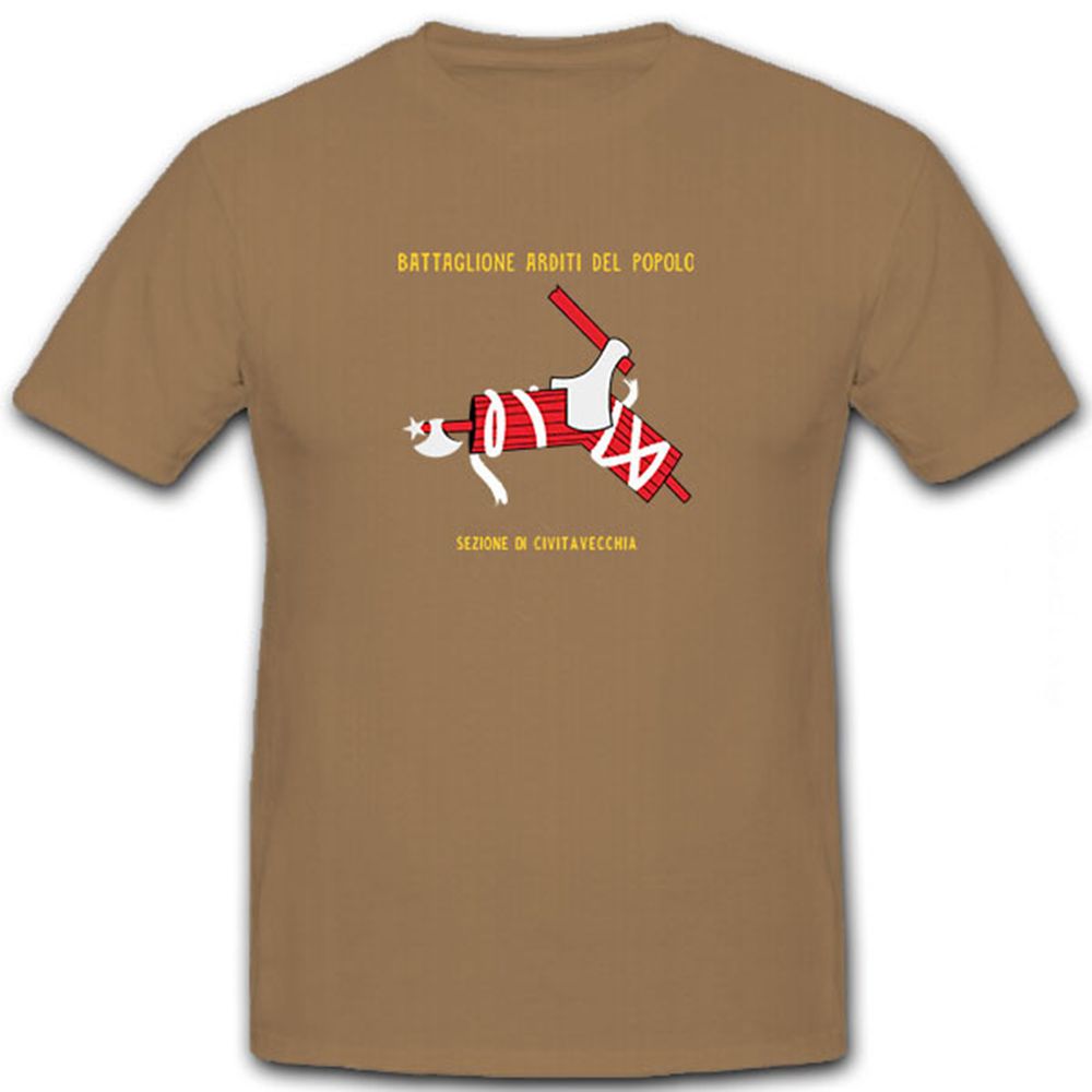 Flag of the Arditi del Popolo Batallion- T Shirt #6544