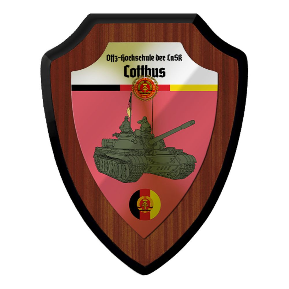 Coat of arms NVA National People's Army Main Battle Tank T55 Panzer Regiment 15 Officers - LaSK Academy #47495