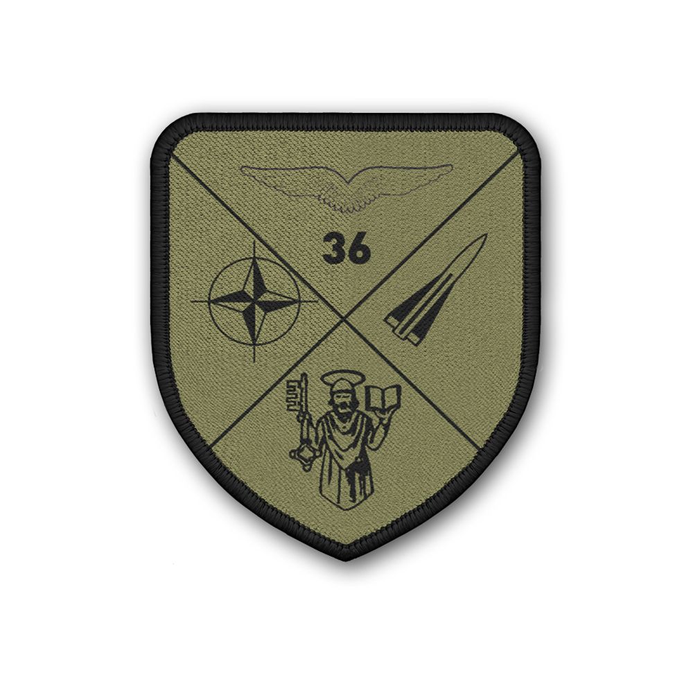 Patch FlaRakBtl 36  Uniform Hawk Bundeswehr Luftwaffe Abzeichen 75x65#35500