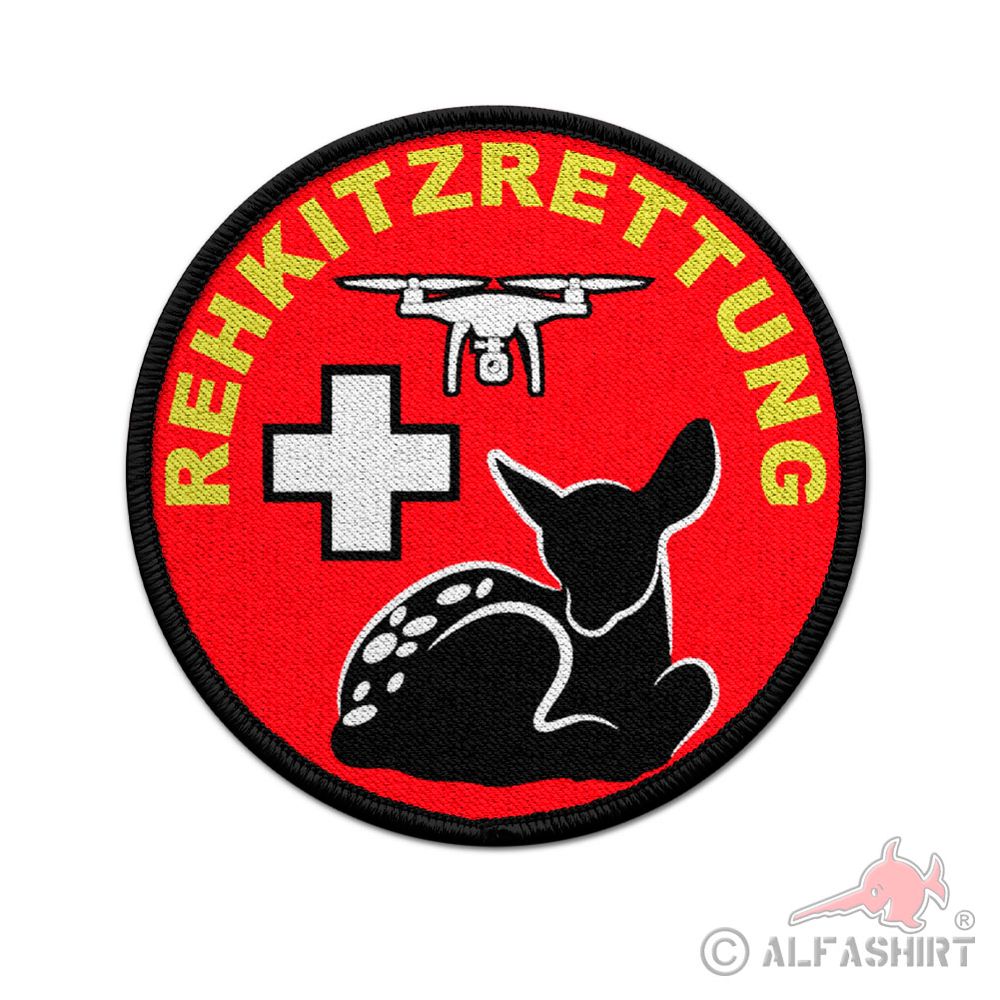 Patch Rehkitzrettung Drohne Rehkitz Landwirt Wärmebildkamera Jagdschutz #39818