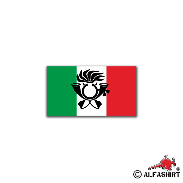 Aufkleber/Sticker Bersaglieri 4 Italien Infanterie Italien Heer 7x12cm A1453