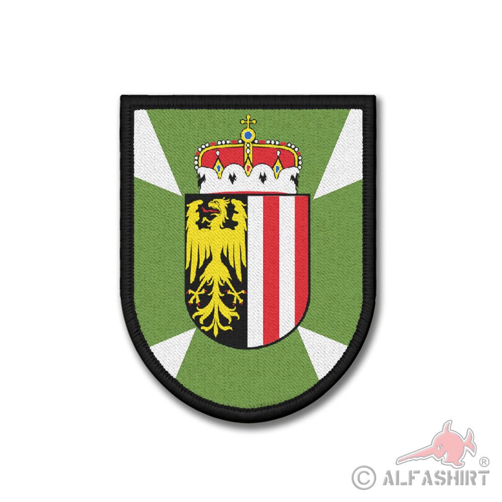 Patch Military Command Upper Austria Armed Forces Troop Coat of Arms Unit # 37122