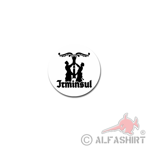 Irminsul TYP2 Decal Sticker Erminsul Early Middle Ages Sanctuary 7x7cm # A4189