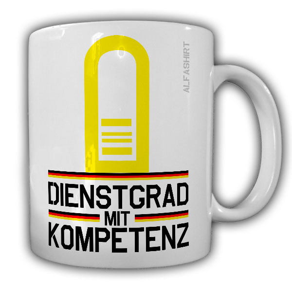 Tasse Stabskapitianleutnant Marine Dienstgrad Bundeswehr StKptLt Becher #20739