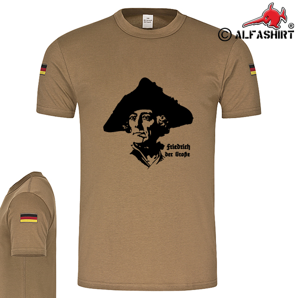 Friedrich der Große Alter Fritz Preußen Bundeswehr BW Tropenshirt #15047