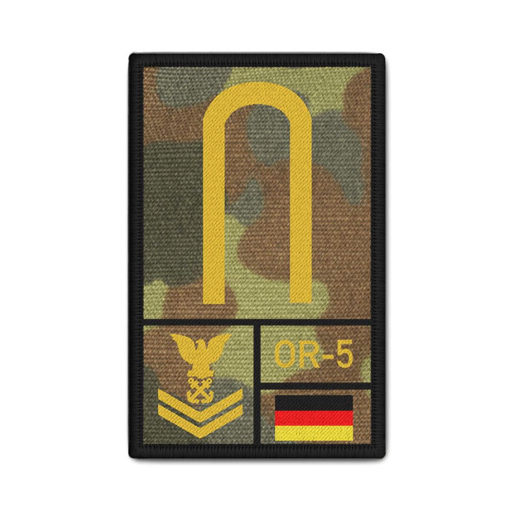 Rank Patch Bundeswehr Heer Luftwaffe Marine Flecktarn #BW-Patch