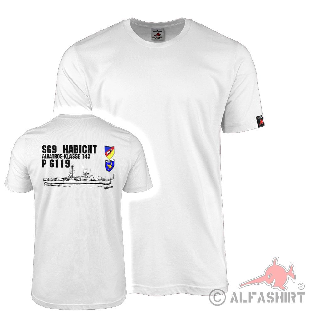 T-Shirt S69 Habicht Albatros Class 143 2 Speedboat Squadron Crest #42643