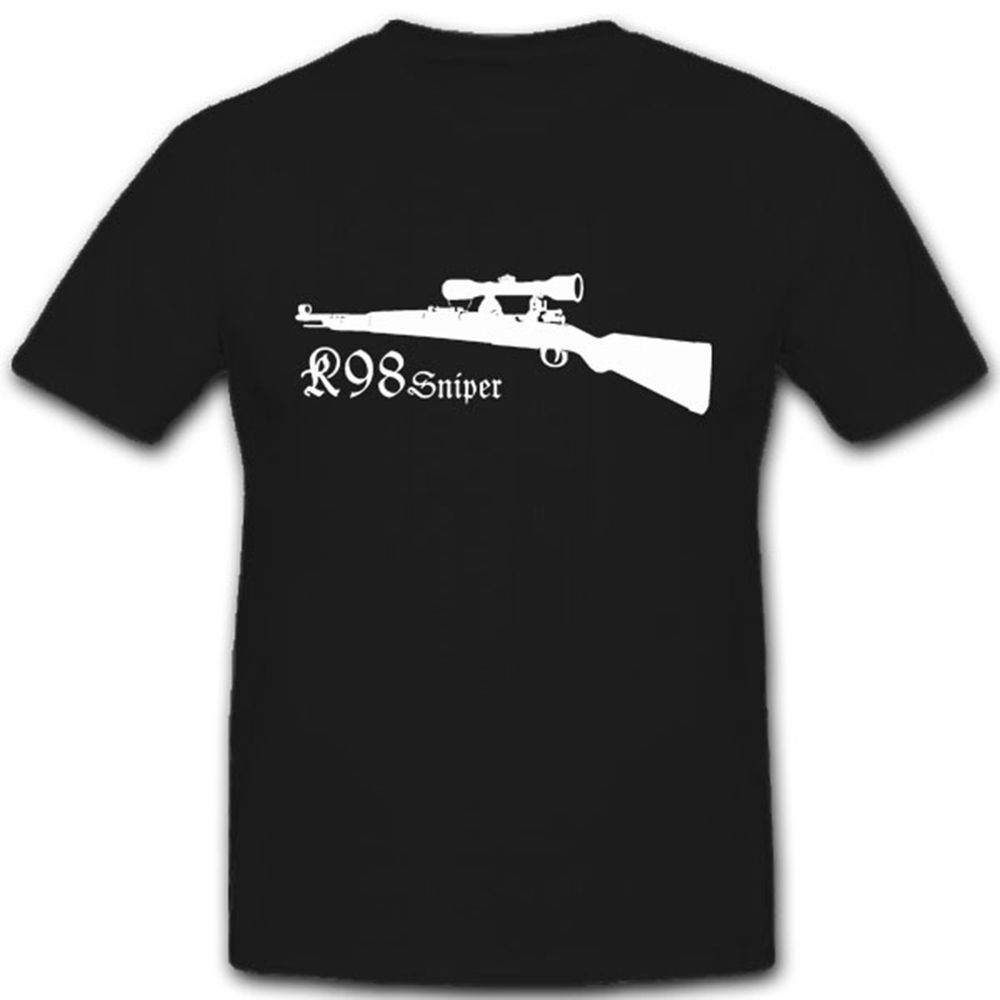 K98 Sniper Gewehr Scharfschützen Waffe Karabiner  - T Shirt #4088