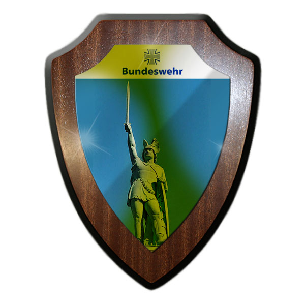 Heraldic shield Hermannsdenkmal BW Hermann Cheruskerfürsten Bundeswehr # 17867