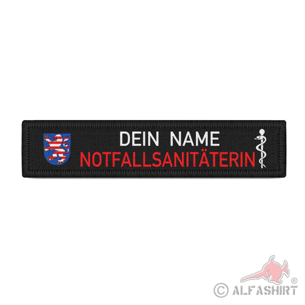 Notfallsanitäterin Hessen Namensschild personalisierbar Rettungsdienst #38482