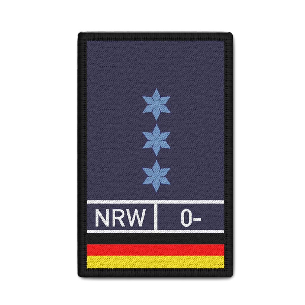 Patch Police Master PHM PHMin Service Patch Police Blood Rank 9,8x6cm # 30850