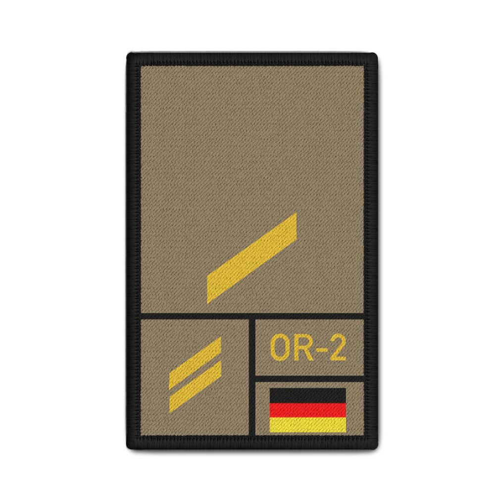 Rank Patch Bundeswehr Army Air Force  Sand Rank Patch Bundeswehr Army Air Force  Sand