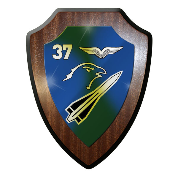 Wappenschild / Wandschild - FlaRakBtl 37 Flugabwehr Raketen Bataillon #10047