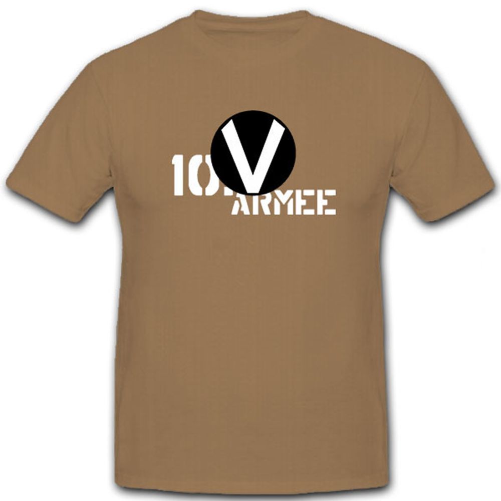 10te Armee Wh Abzeichen AOK 10 Armeeoberkommando Heer Armeekorps T Shirt #12440