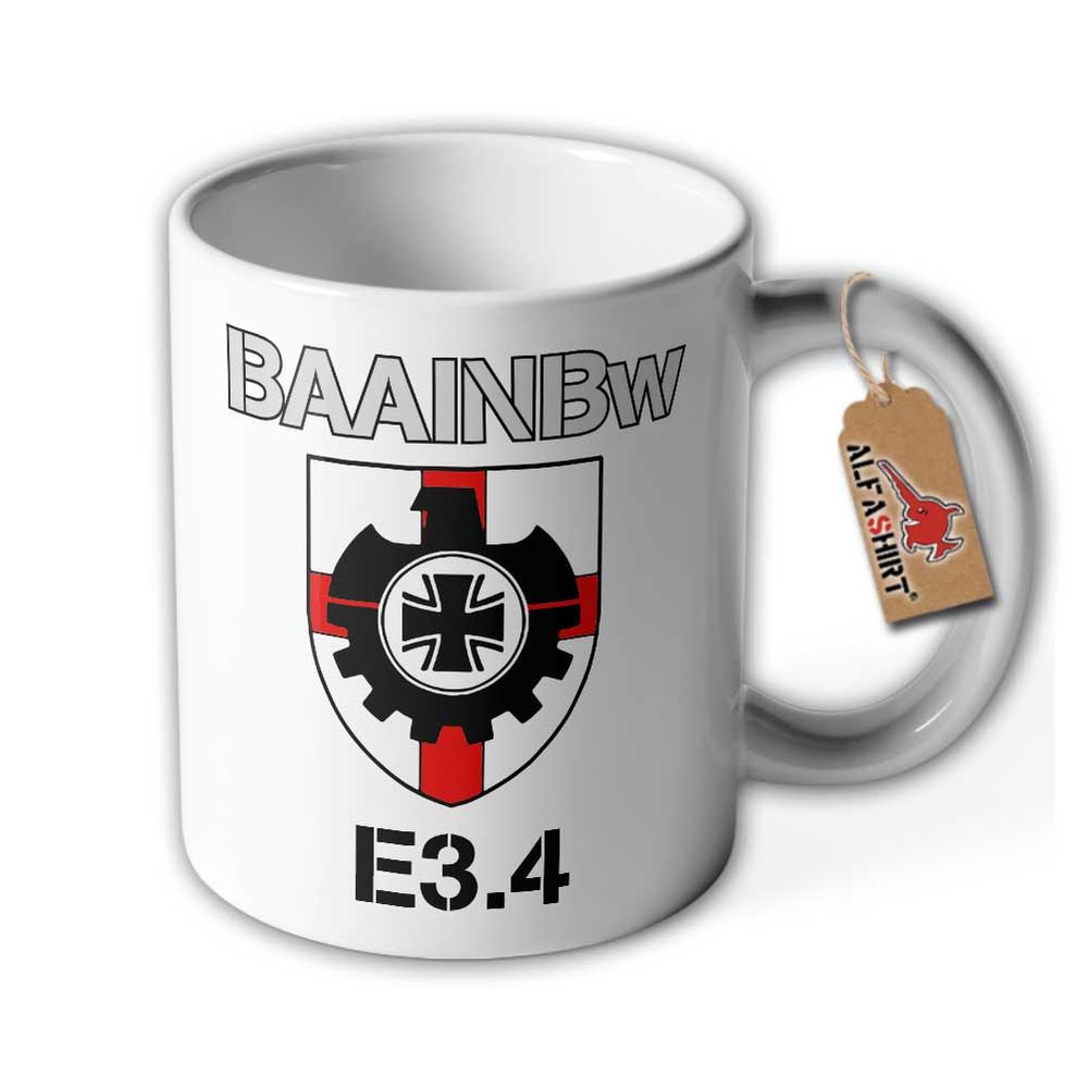 Tasse BAAINBw E3-4 Bundesamt Ausrüstung Informationstechnik Bundeswehr #47115