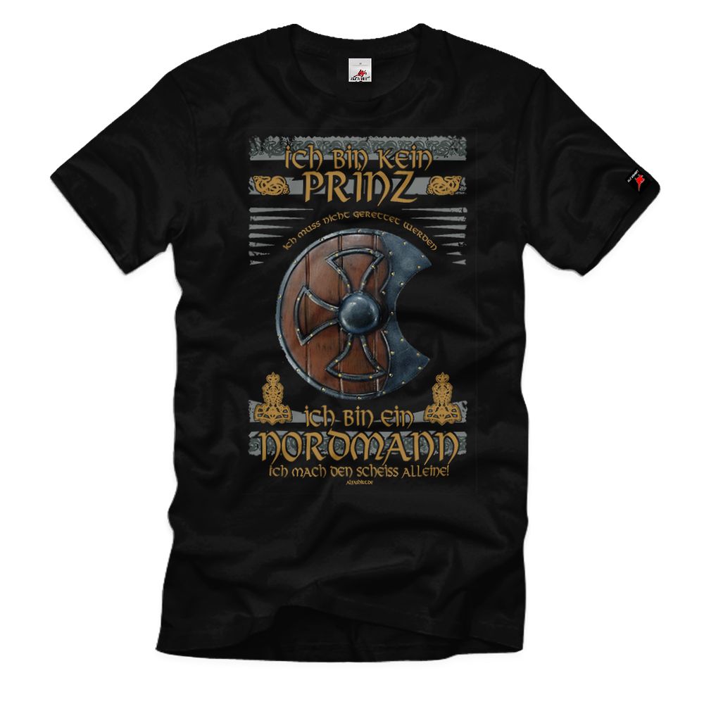 I'm a Nordmann Vikings warrior Thor Odin Medieval T-Shirt 36353