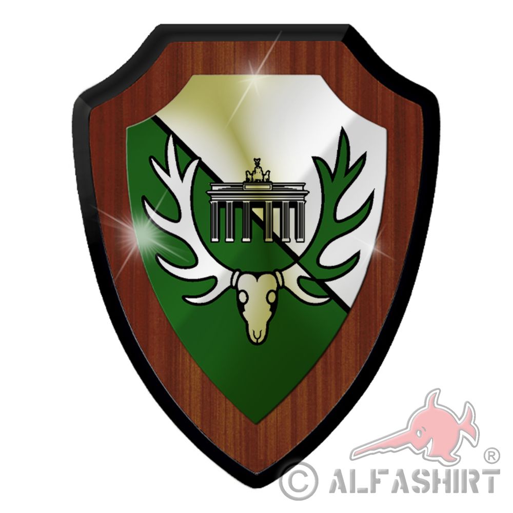 Wappenschild Jägerbataillon 1 Berlin Jägerverband Deutsches Heer #39157