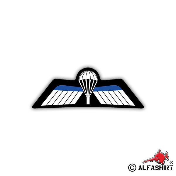 Aufkleber/Sticker Niederländisches Springerabzeichen Holland 4x10cm #A1007