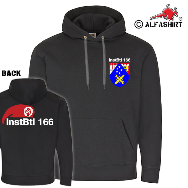 Instandsetzungsbataillon 166 InstBtl Boostedt Wappen - Kapuzenpullover #16322