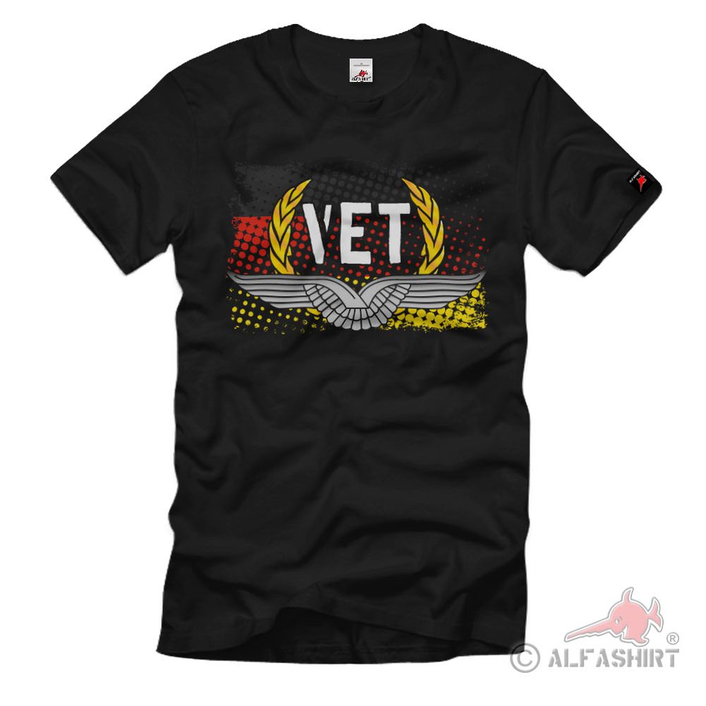 Luftwaffe VET VETERAN Bundeswehr Auslands-Einsatz ISAF Afghanistan T-Shirt#39331