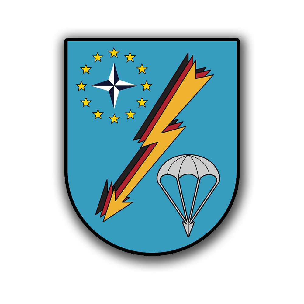 Sticker 5x4cm StFmRgt Staff and Signal Regiment 4 Regensburg #A6447