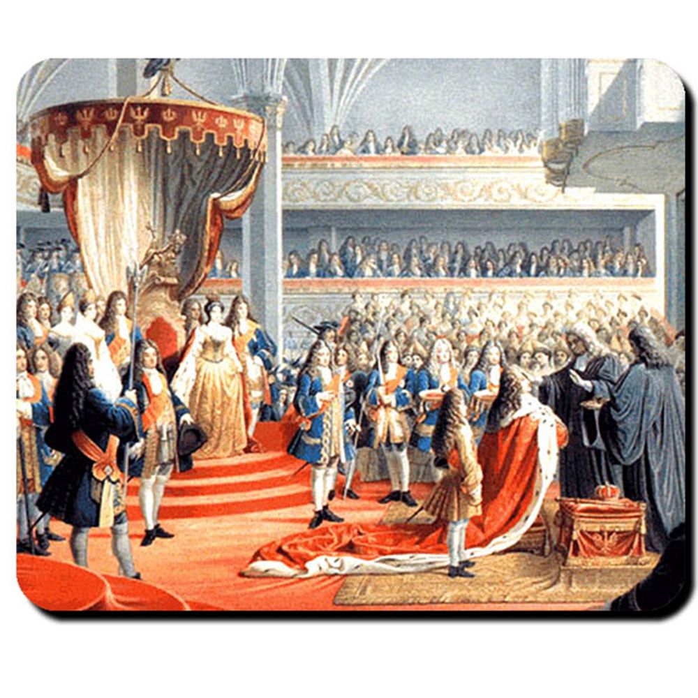 Königsberg Krönung Kurfürst Friedrich III Preuße 1701 Hohenzoller Mauspad #16402