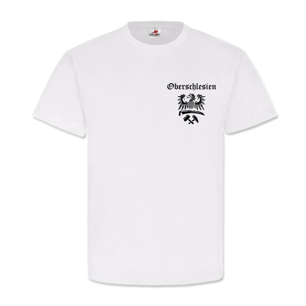 Oberschlesien Schlesien Heimat Adler Wappen Logo Deutschland - T Shirt #6670
