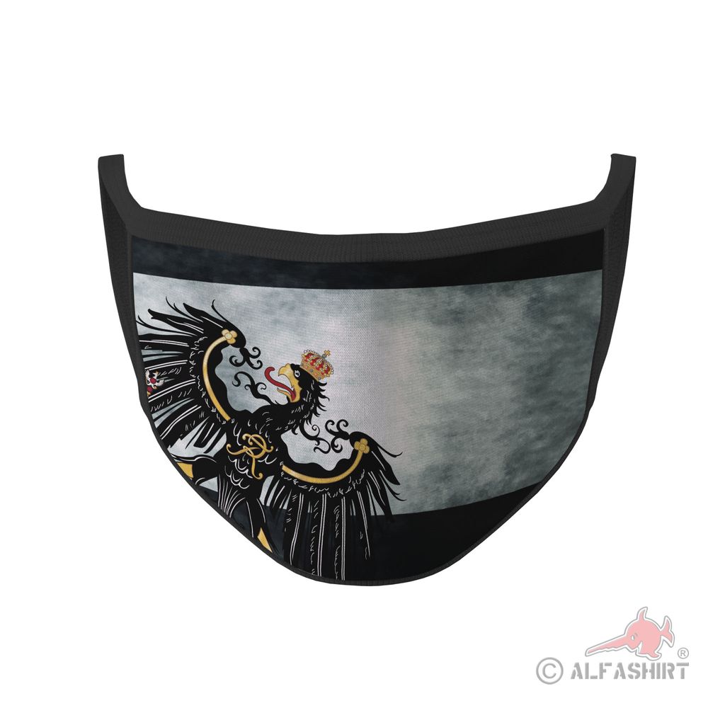 Mundmaske Preußen Adler Vintage Flagge Königreich Nasen Bedeckung #35765