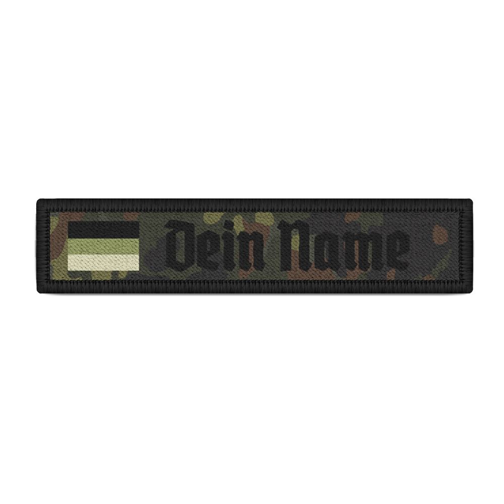 Patch Bundeswehr Namensschild Altdeutsche Schrift BW gestalten  #35491
