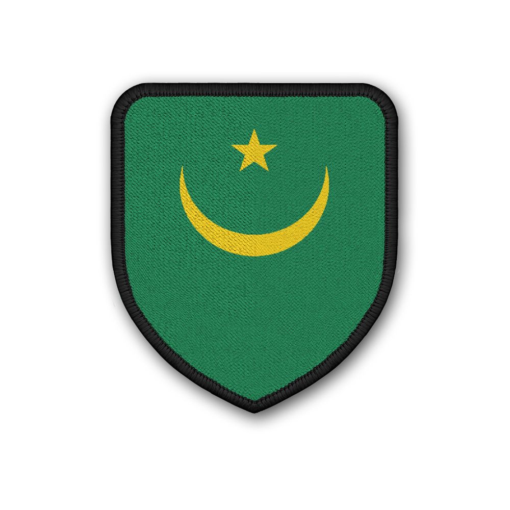 Patch Flagge von Mauritania Stadtwappen Emblem Fahne Flagge Landesflagge #21515