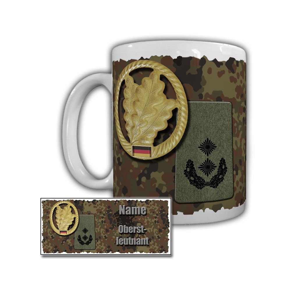 Tasse Jäger Oberstleutnant HSchBrig 66 München 37 Dresden #30794
