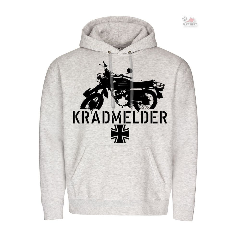 Kradmelder K125 BW V2 Motorrad BW Version Maschine Oldtimer Bike Hoodie #19591
