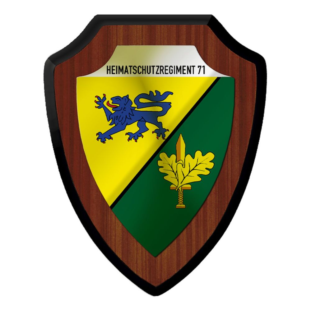 HSchRgt 71 Bundeswehr Flensburg coat of arms homeland defense regiment #44722