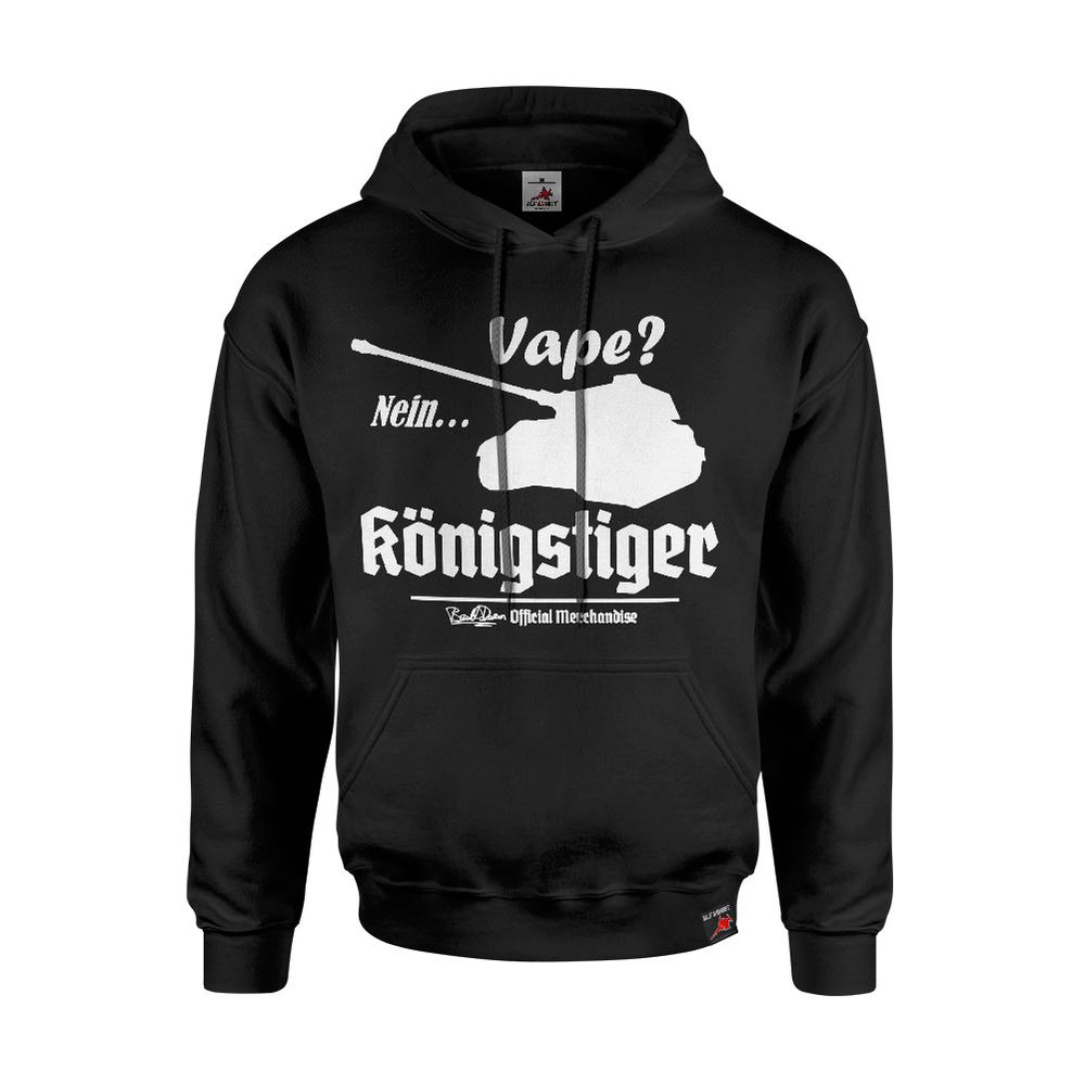 BRULLDOZER Vape No. Königstiger WW2 Panzer - Hoodie #47295