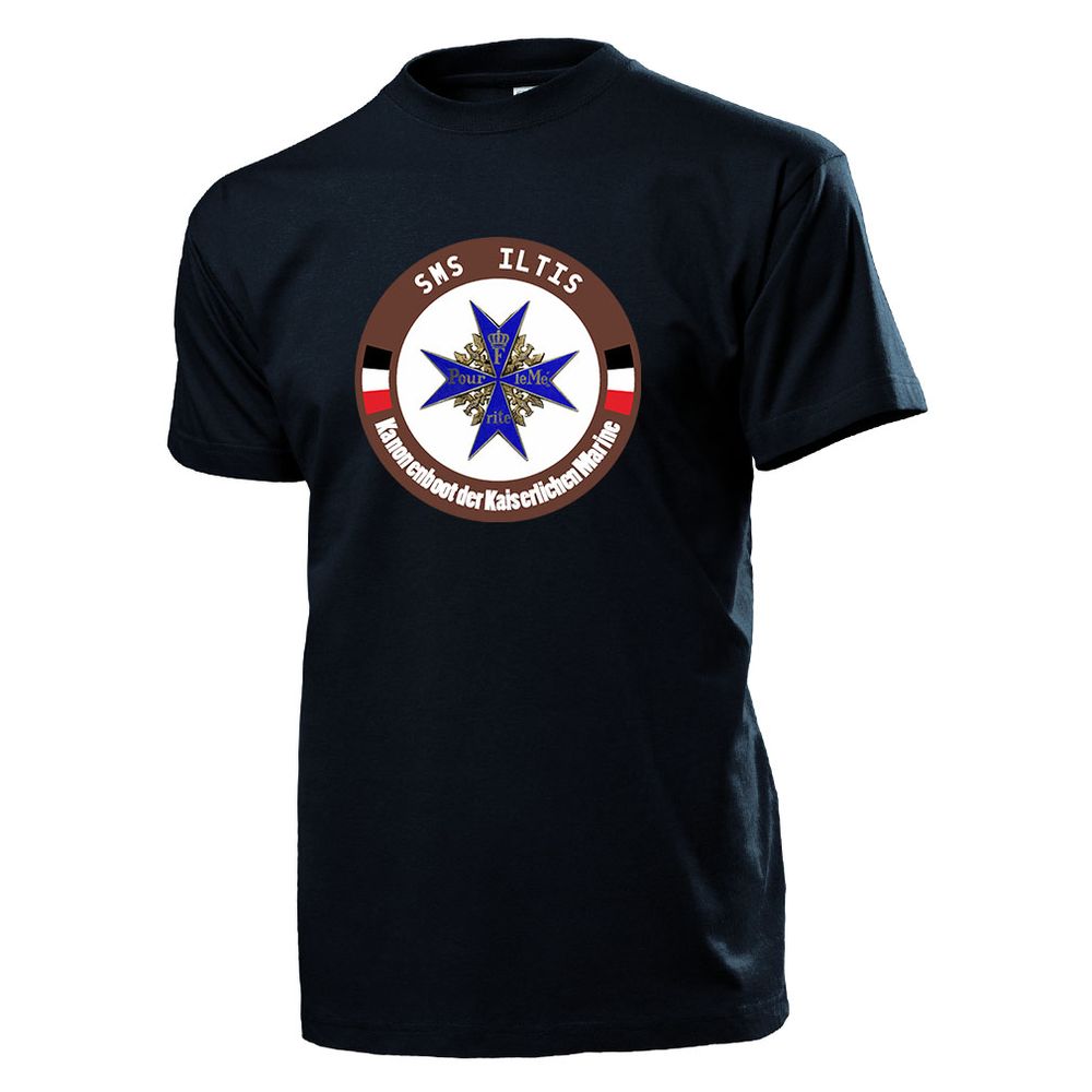 SMS Iltis Marine Kaiser Wilhelm Gunboat East Asia Colonies - T Shirt # 11522