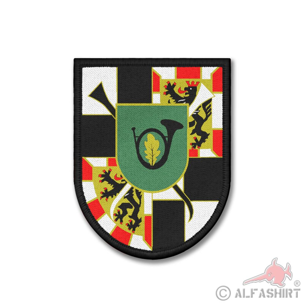 Patch Bayreuther Jäger Coat of Arms Jagdhorn Eichenblatt 4 Panzergrenadier 102 #44277