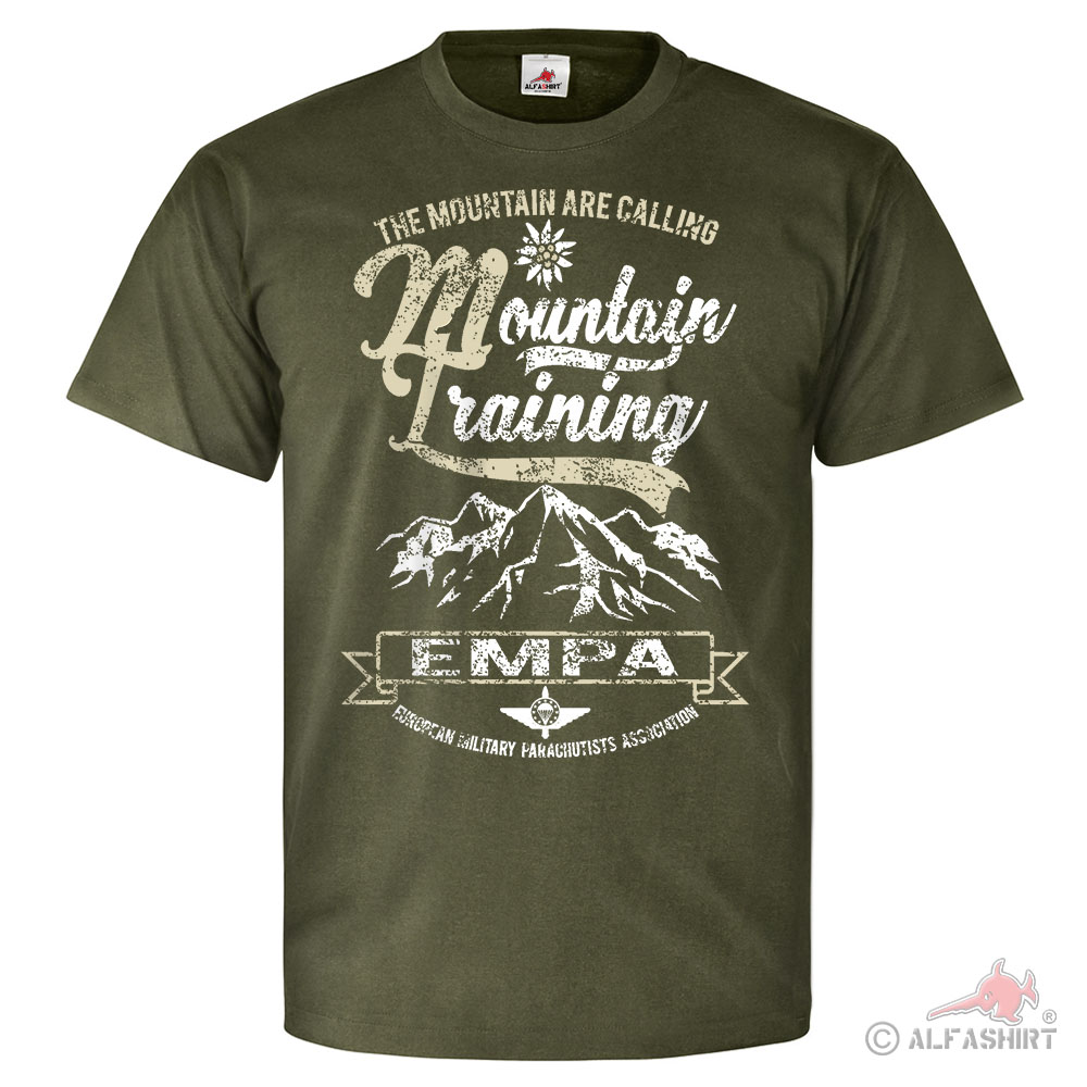 EMFV Mountain Training Alps European Fall Slip Jumping T-shirt # 26096