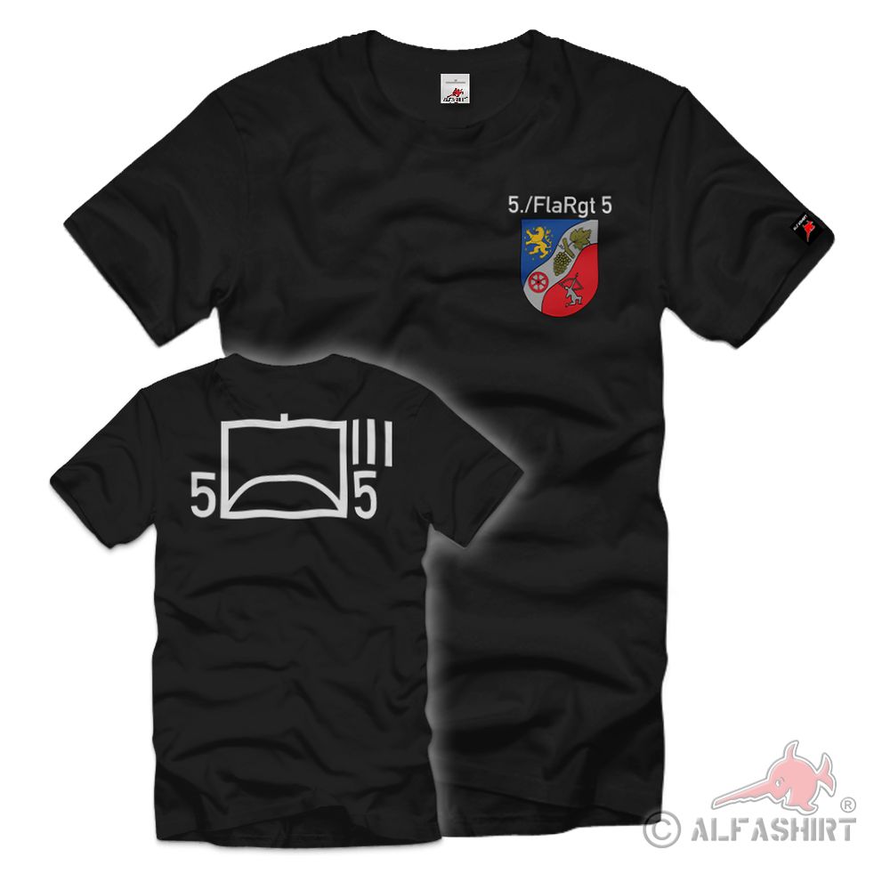 5 FlaRgt 5 Air Defense Regiment Bundeswehr Coat of Arms Badge Tank T-Shirt # 38846