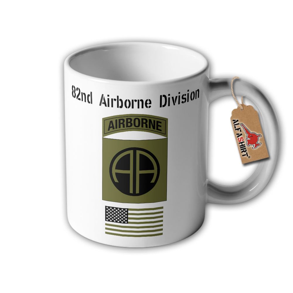 Tasse 82nd Airborne Division USA Infantry United States Army Abzeichen #32356