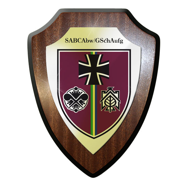 Wappenschild - SABCAbw GSchAufg Schnelle Gefahrenschutz Bundeswehr Bw #10164 w