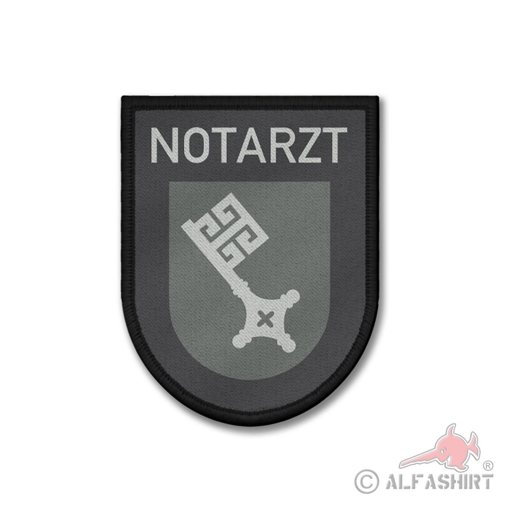 Patch 9x7cm Notarzt Hansestadt Bremen Bundesland Deutschland DE GER #44295