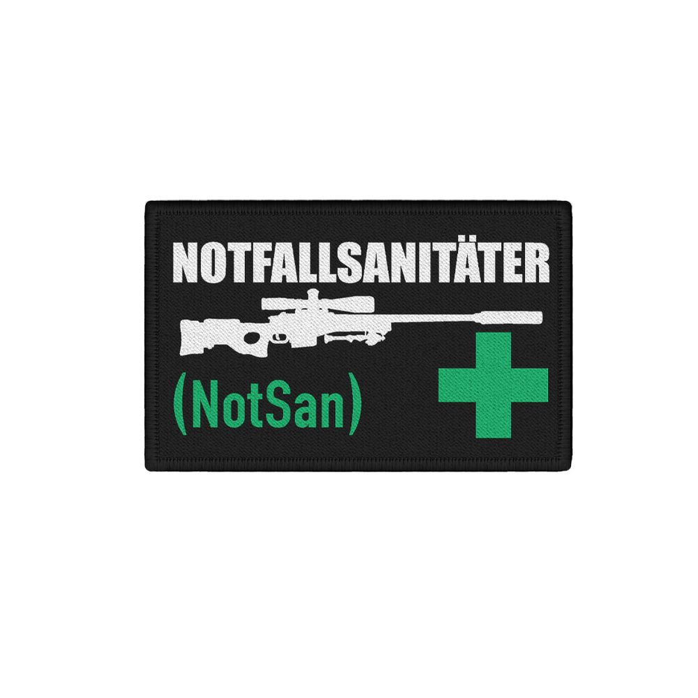 Patch Notfallsanitäter Sniper G22 Bundeswehr Scharfschütze Not-San Airsoft#40315