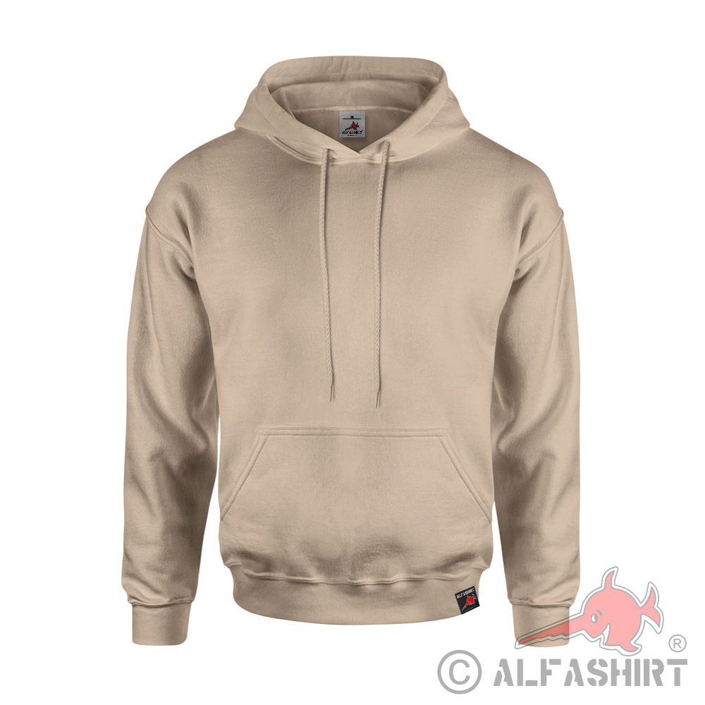 Hoodie Sand sand-colored hoodie sweater Alfashirt blank winter #44333