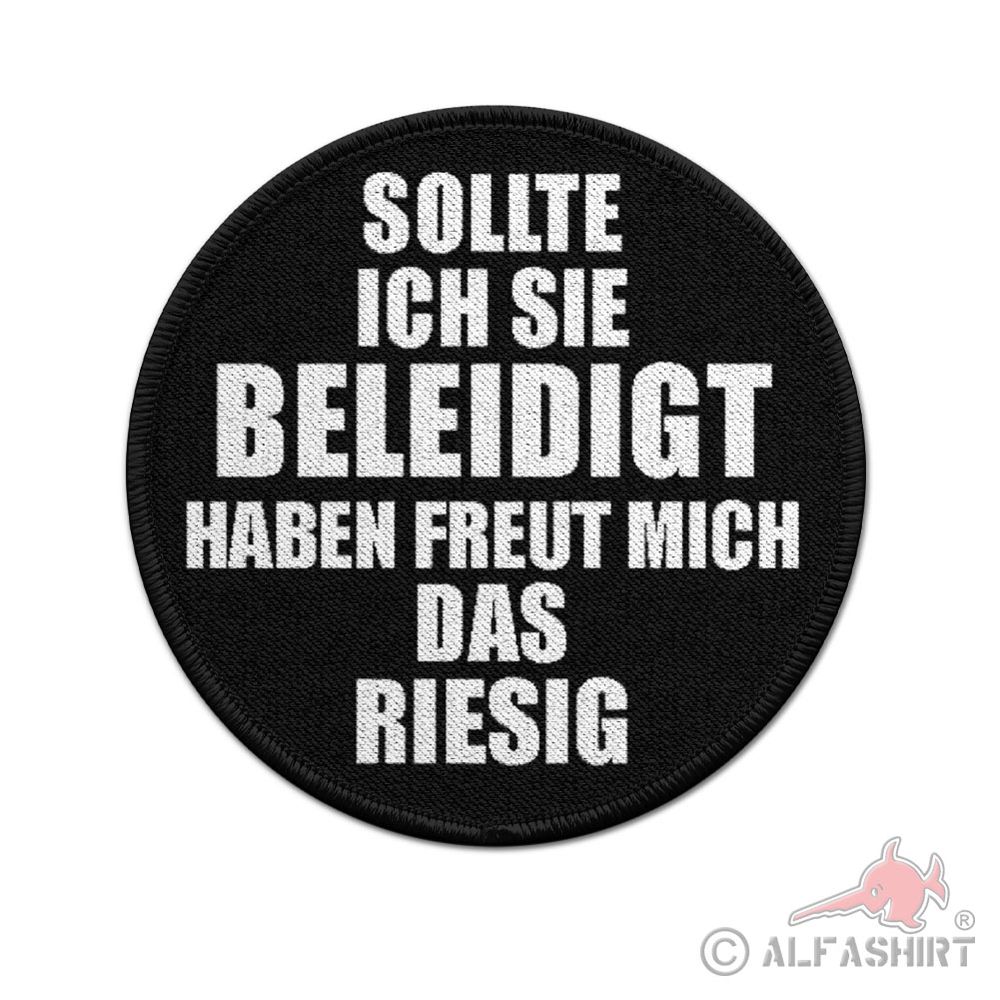 ISSO Patch 9cm Should I Have Offended You Joy #43913