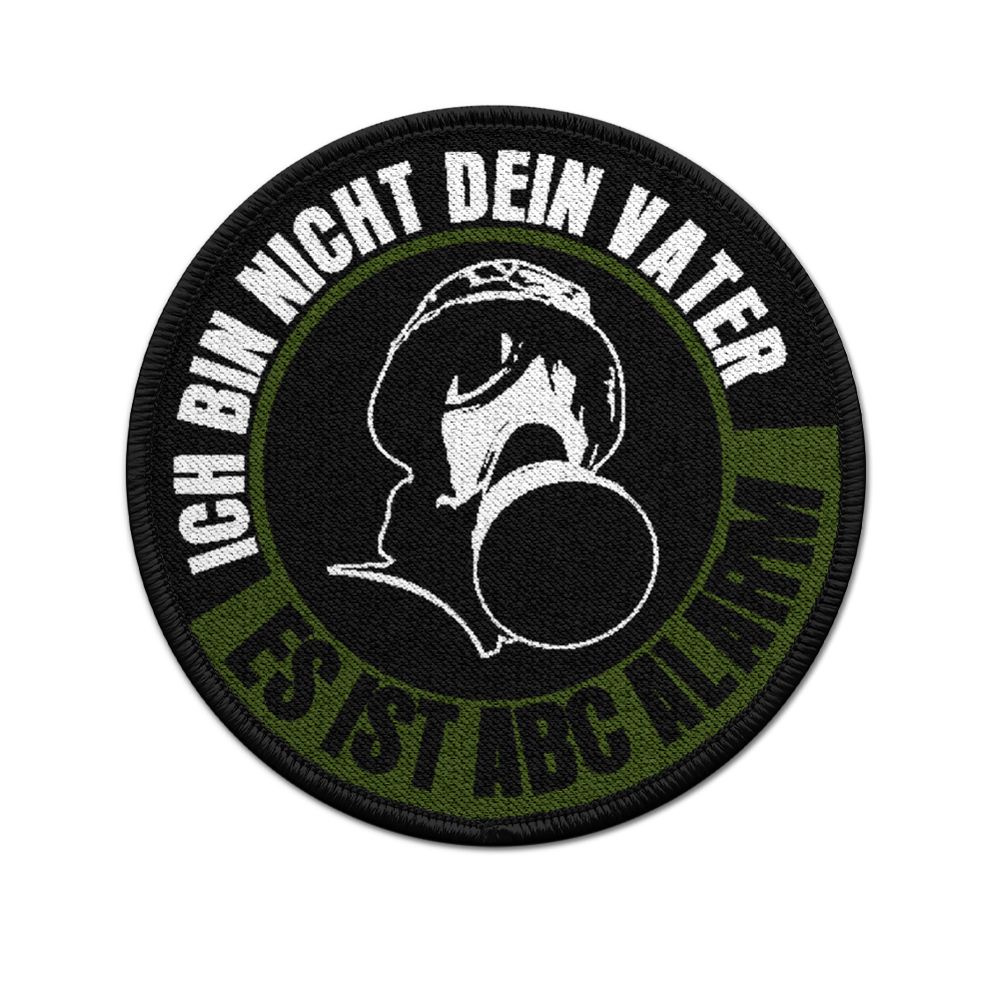 Patch 7,5cm ABC Alarmschutz Bundeswehr BW Vader Vater Einsatz Fun Humor #26461