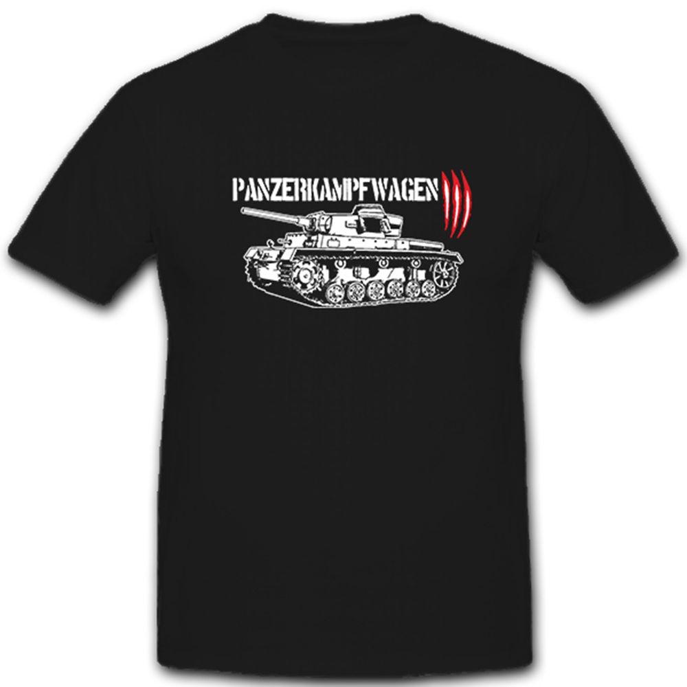 Panzerkampfwagen III PzKpfw deutscher Panzer III Kampf - T Shirt #5347